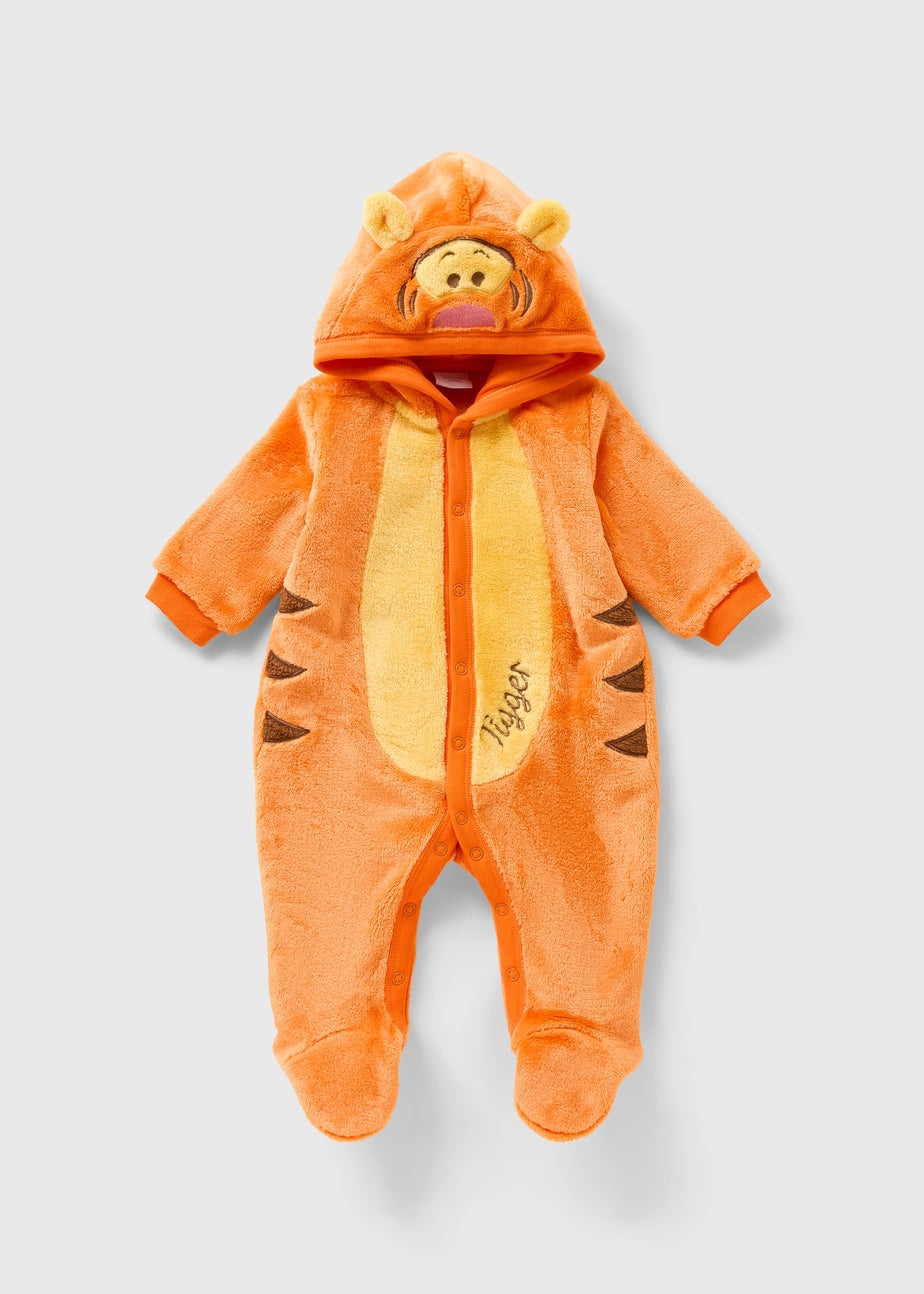Baby Orange Tigger Pramsuit (Newborn-18mths)