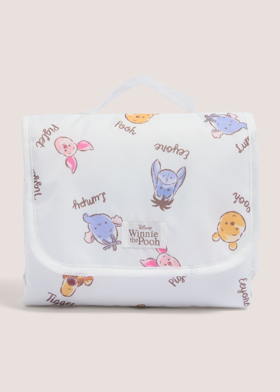 Cream Winnie The Pooh Travel Change Mat