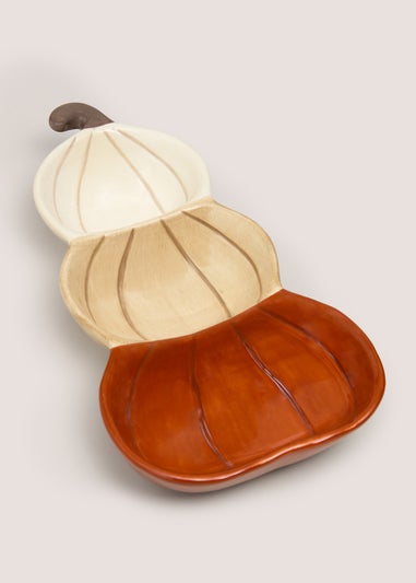Pumpkin 3 Tier Dish