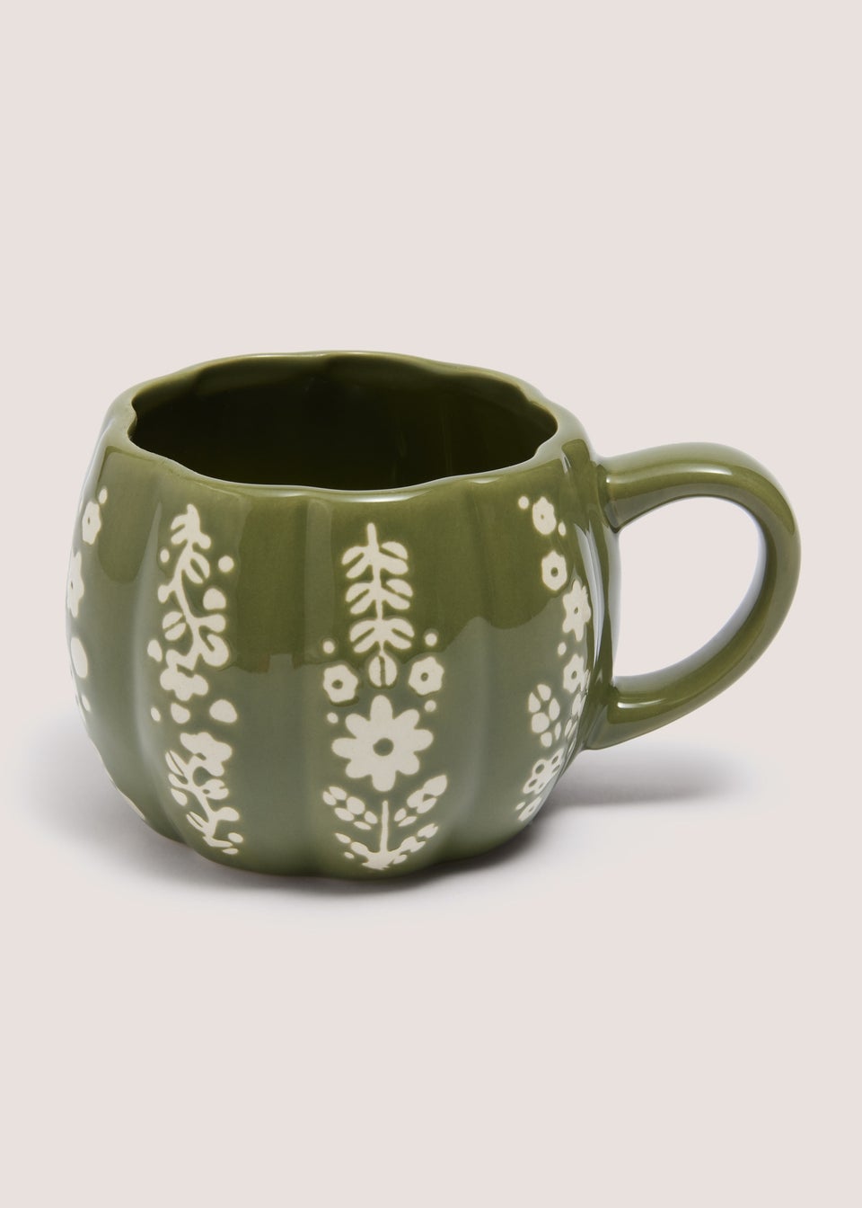 Green Hello Autumn Foliage Mug