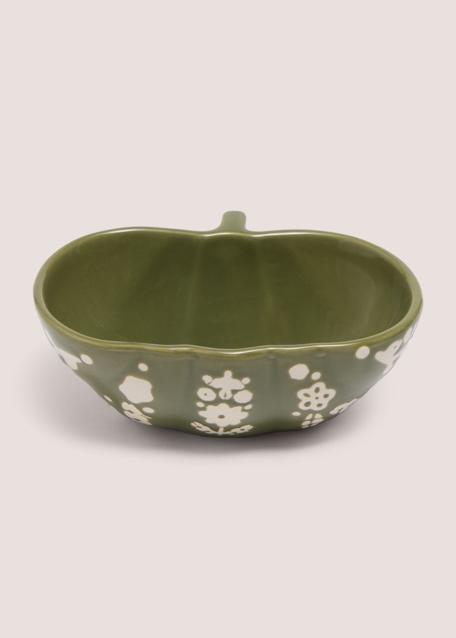 Green Hello Autumn Nibble Bowl