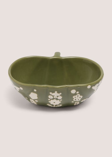 Green Hello Autumn Nibble Bowl