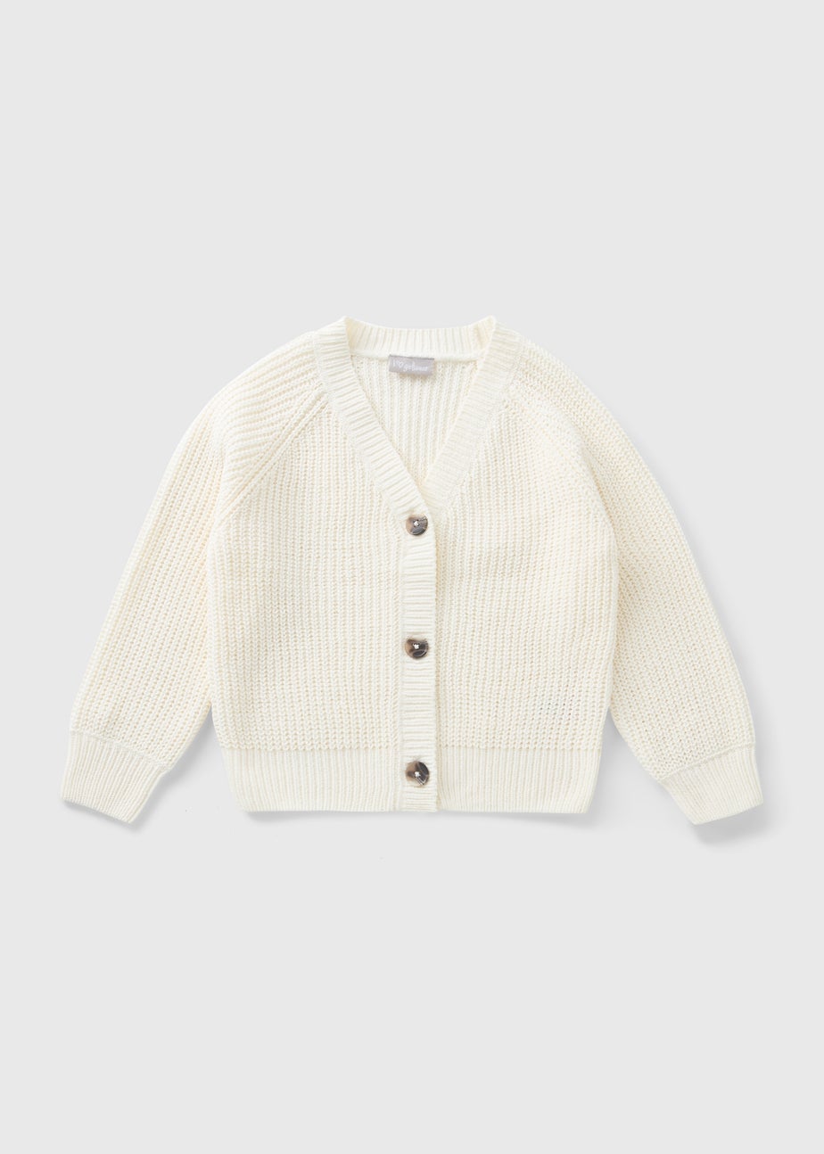 Girls Cream Knitted Cardigan (7-15yrs)