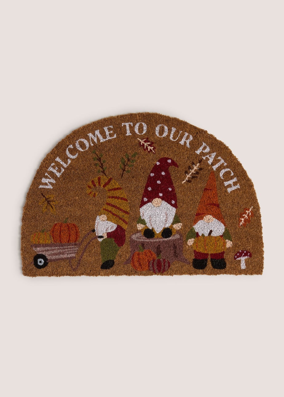Autumn Gnome Door Mat