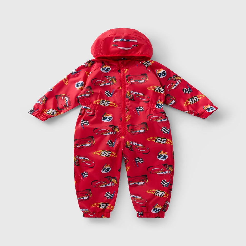 Cars Boys Red Puddle Suit (1-7yrs)