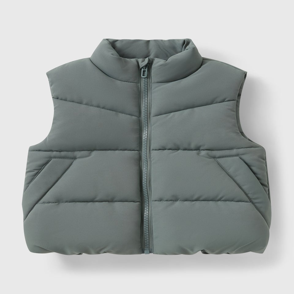 Boys Sage Padded Gilet (1-7yrs)