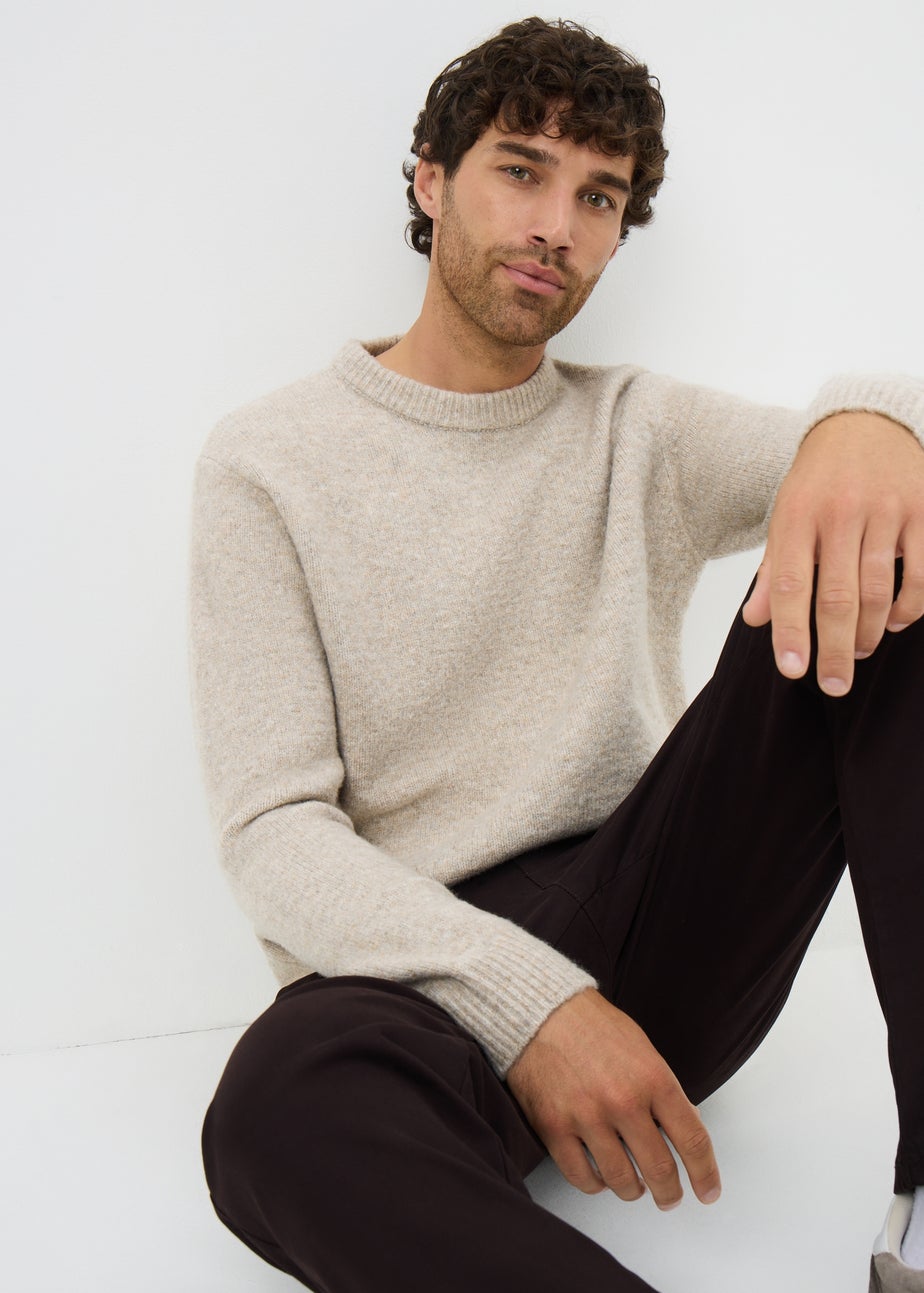 Ecru Cosy Rib Jumper