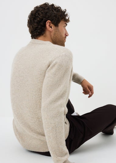 Ecru Cosy Rib Jumper