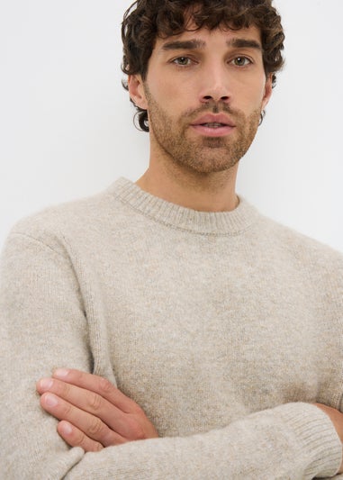 Ecru Cosy Rib Jumper