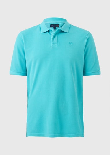 Lincoln Blue Washed Polo Shirt