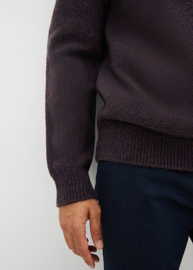 Plum Cosy Rib Jumper