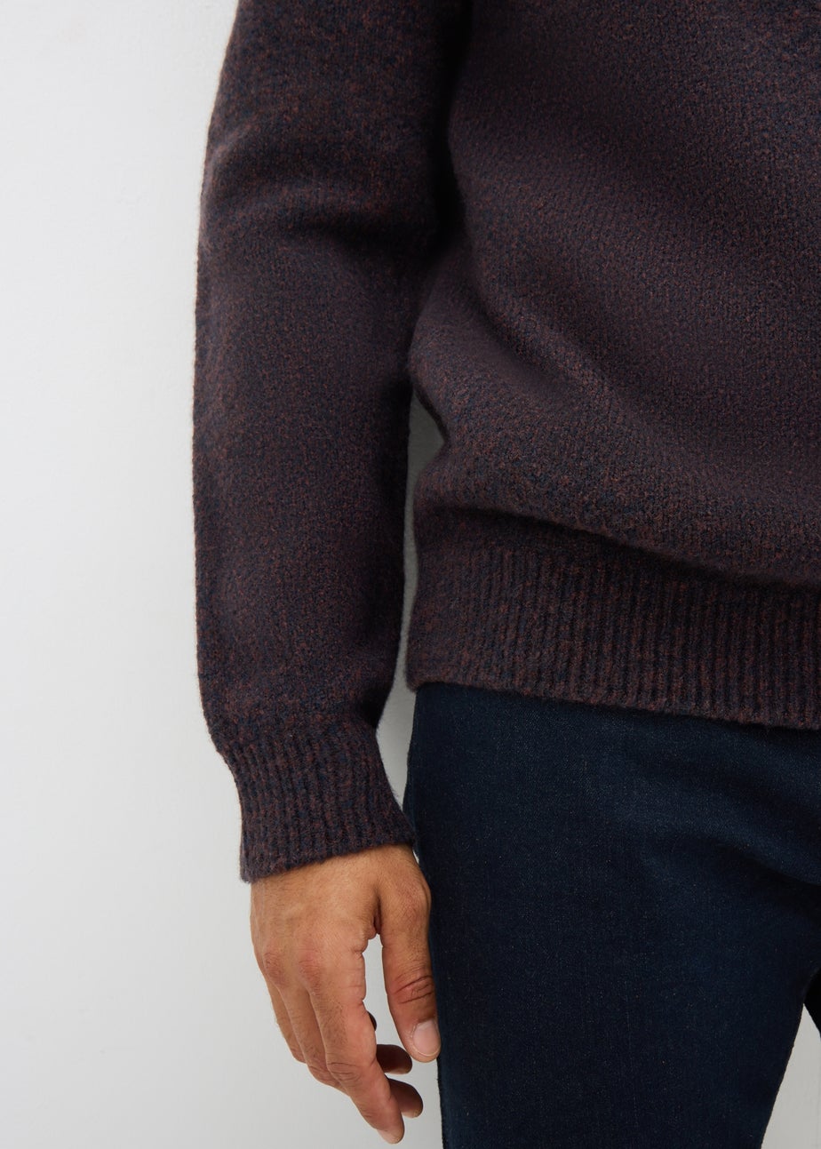 Plum Cosy Rib Jumper