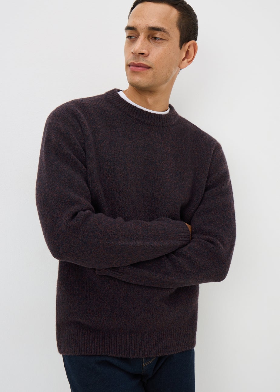 Plum Cosy Rib Jumper