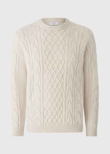 Ecru Cosy Cable Jumper