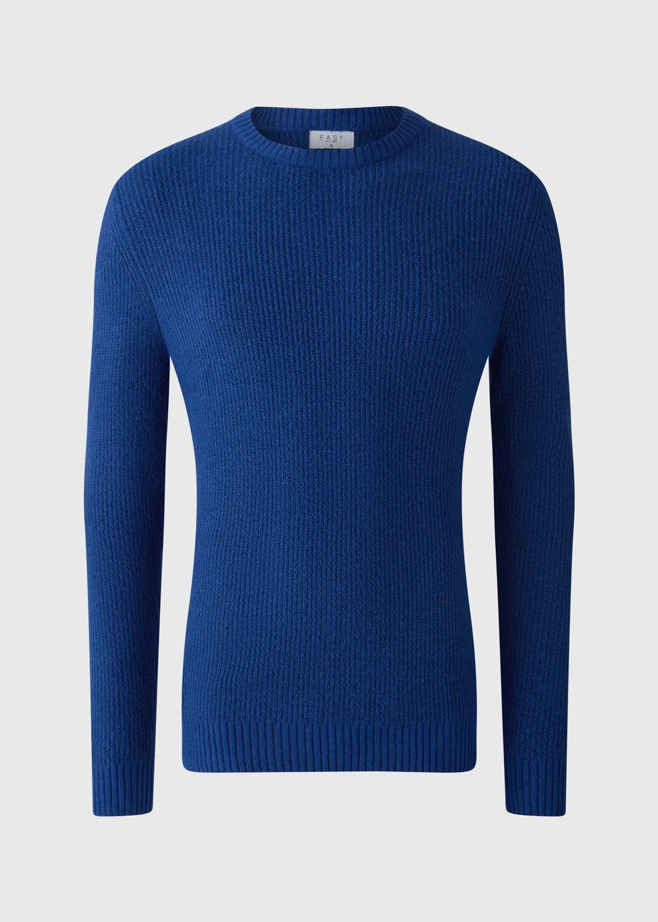 Blue Long Sleeve Crew Jumper