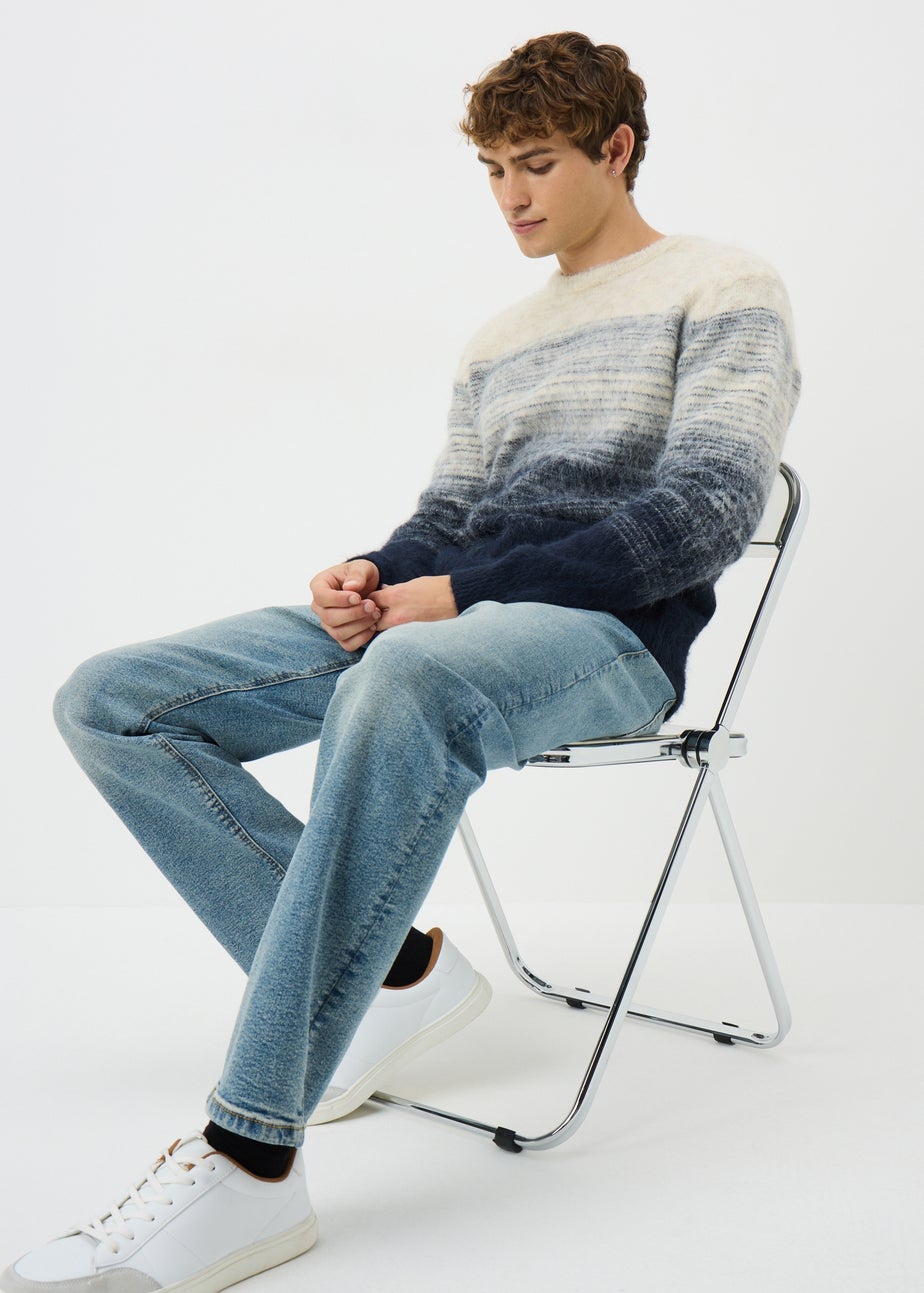 Navy Gradient Design Jumper