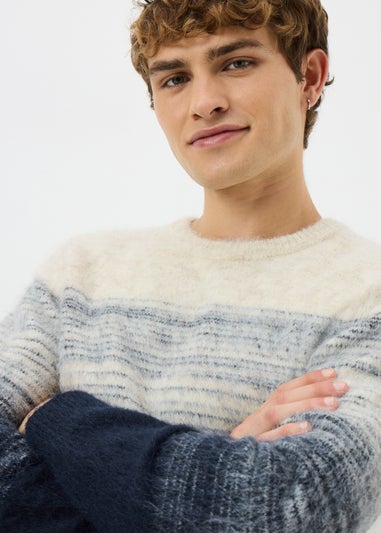 Navy Gradient Design Jumper