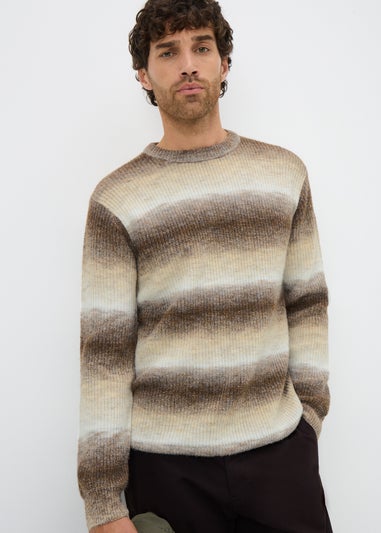 Brown Gradient Design Jumper