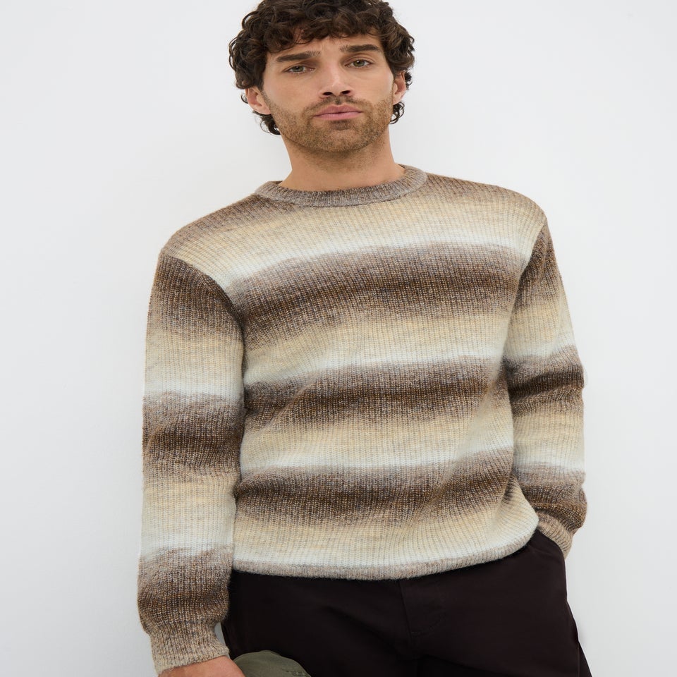Brown Gradient Design Jumper