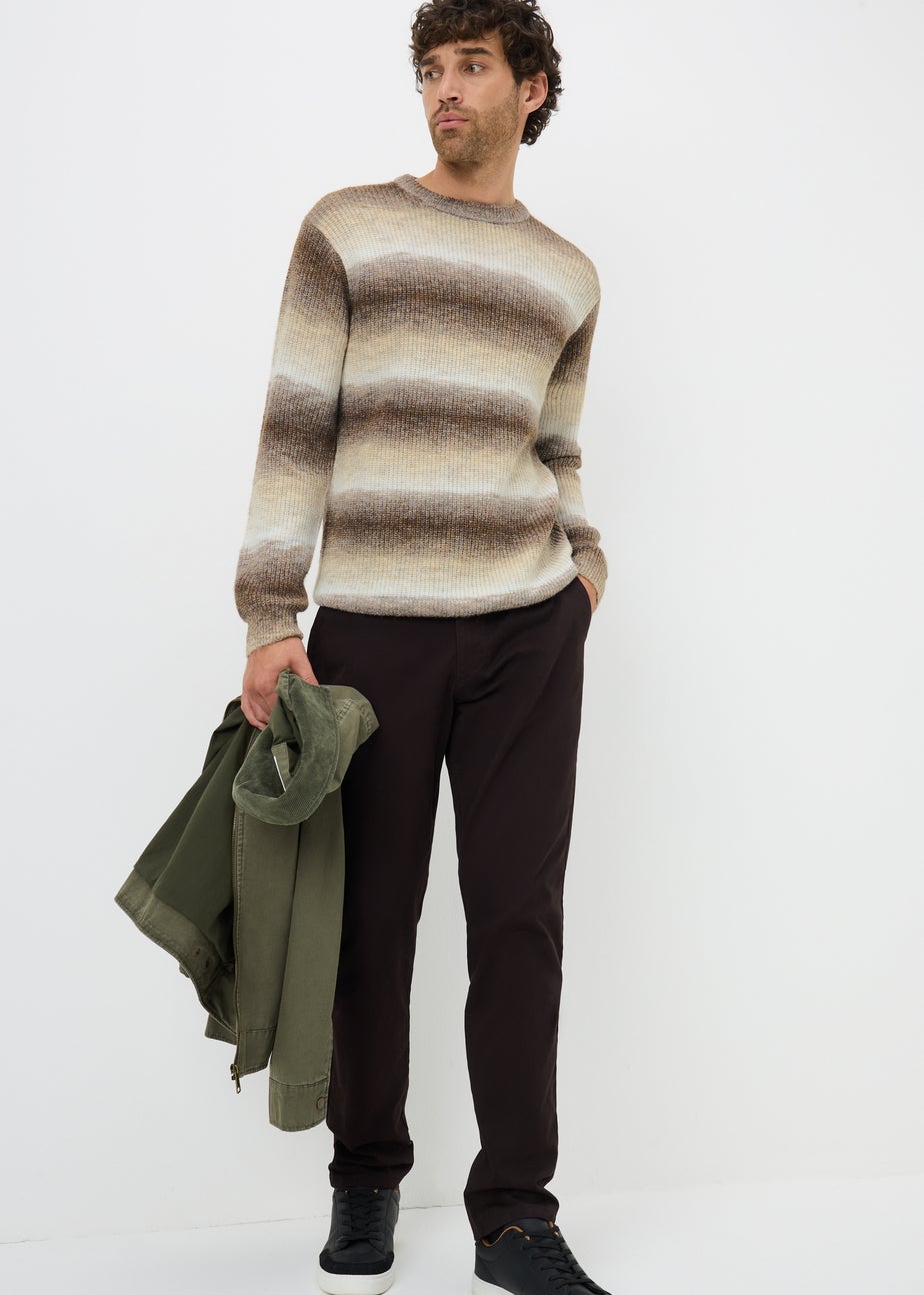 Brown Gradient Design Jumper