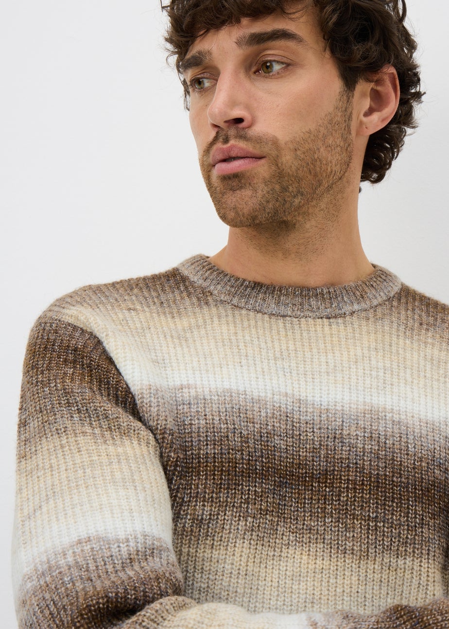 Brown Gradient Design Jumper