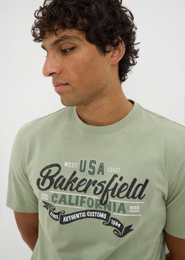 Green Bakersfield California T-Shirt