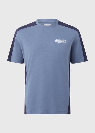 Blue Cut & Sew T-Shirt