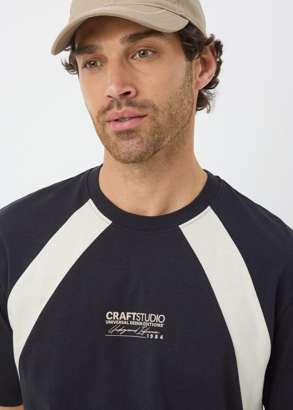 Black Cut & Sew T-Shirt