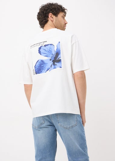 White Floral Editions Oversized T-Shirt