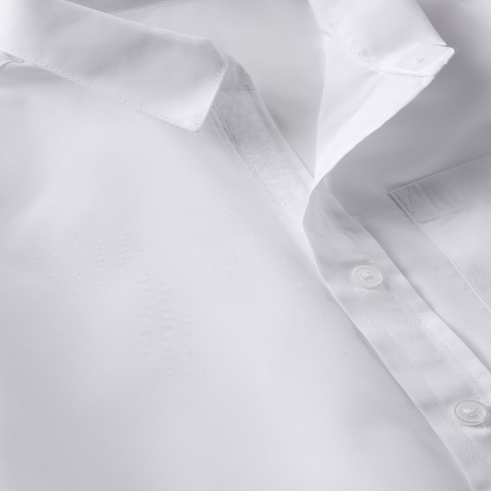 2 Pack Boys White Easy Dressing Shirts (4-16yrs)