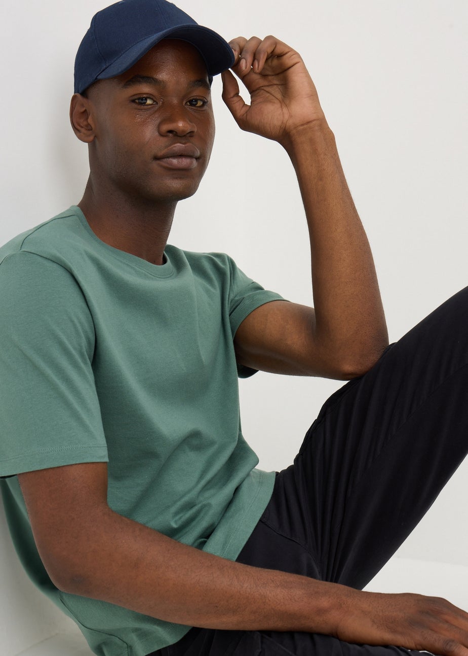 Dark Green Essential Crew Neck T-Shirt