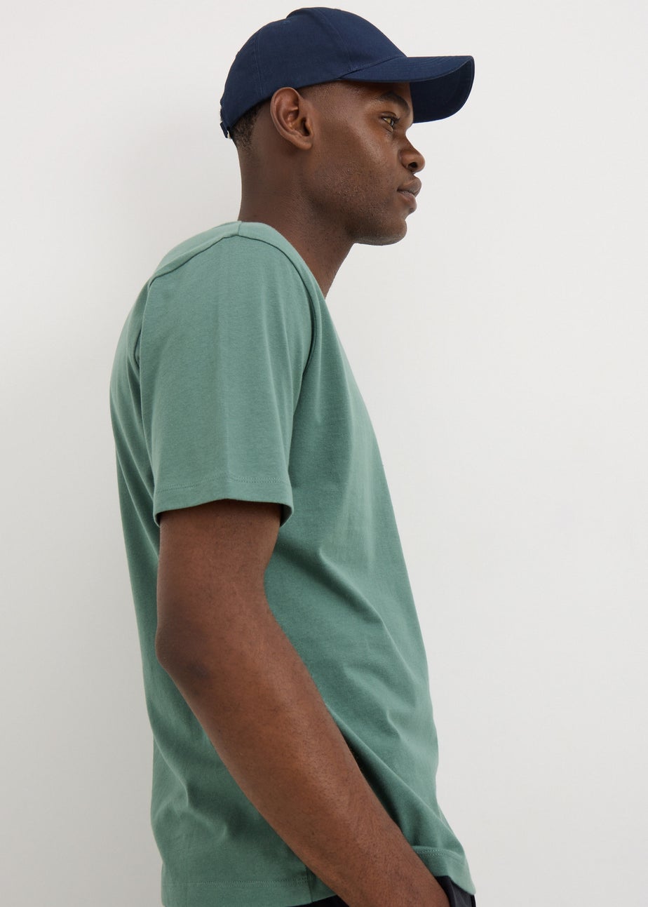 Dark Green Essential Crew Neck T-Shirt