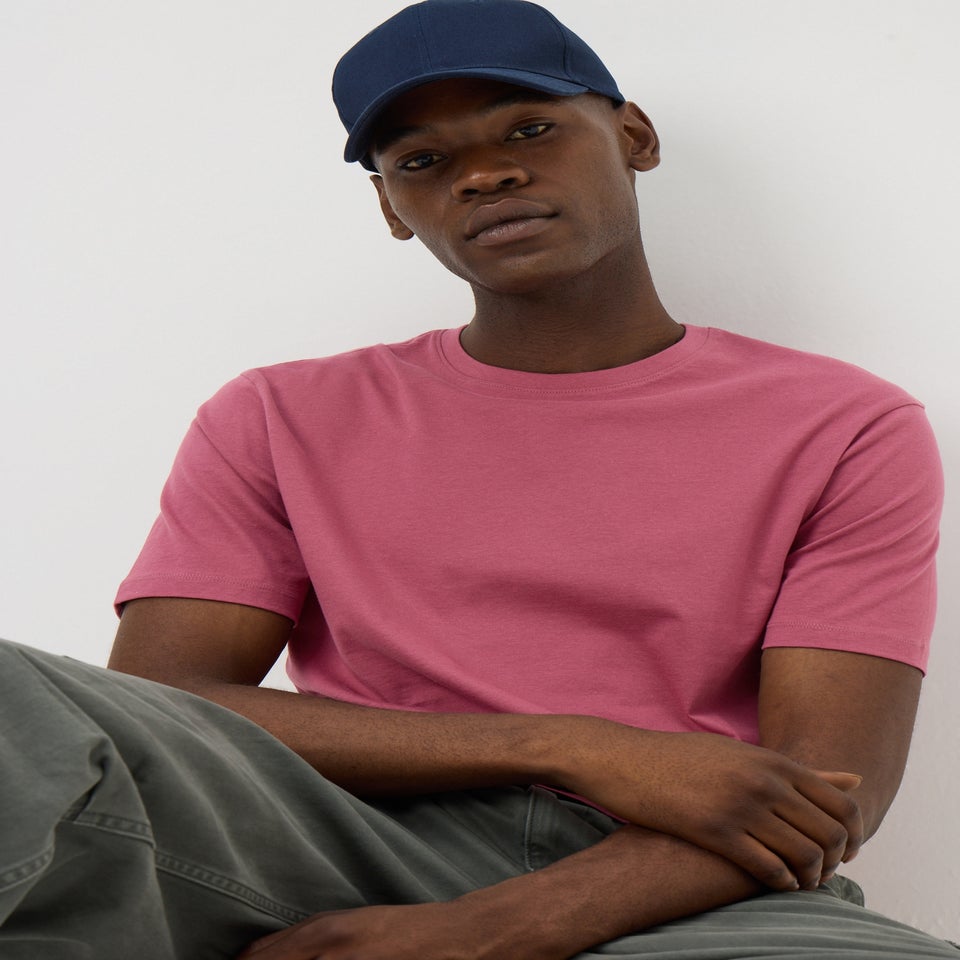 Maroon Essential Crew Neck T-Shirt