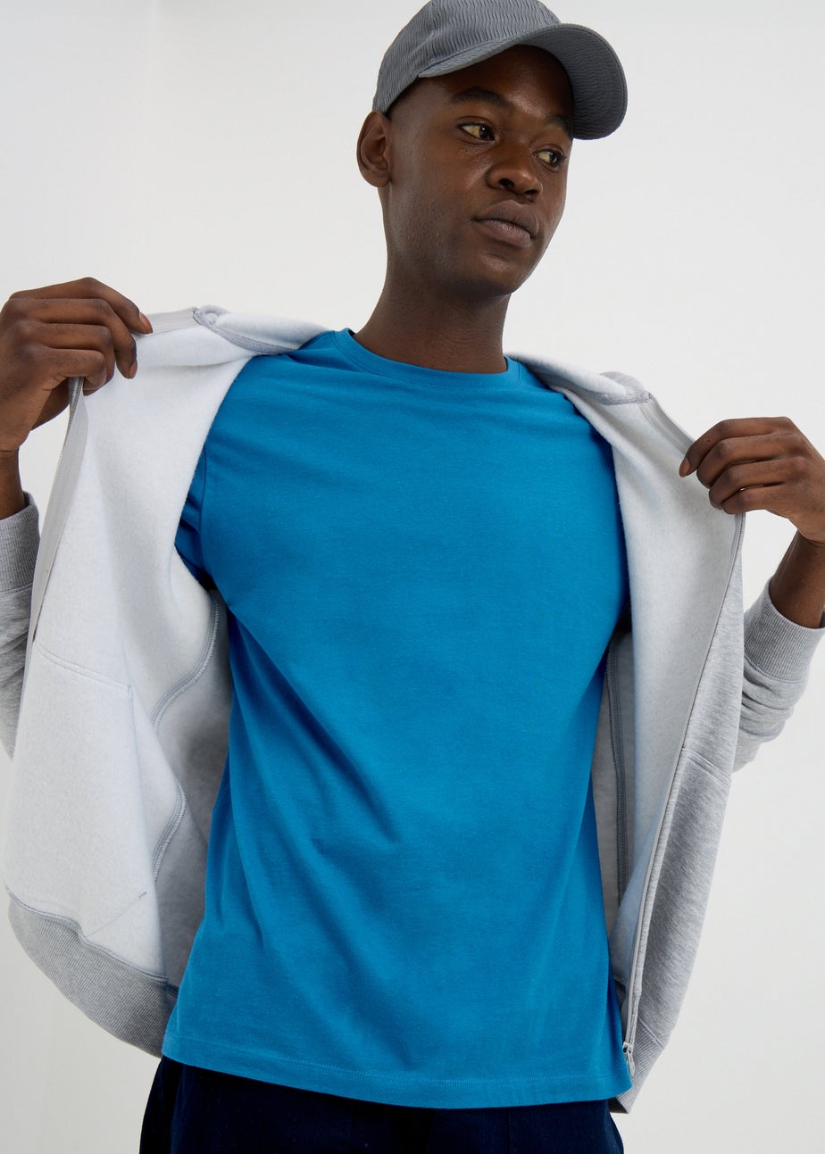 Blue Essential Crew Neck T-Shirt