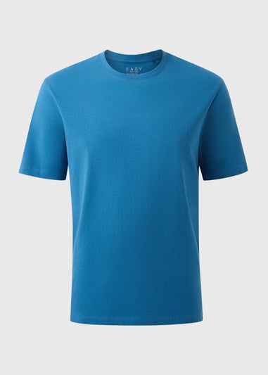 Blue Essential Crew Neck T-Shirt