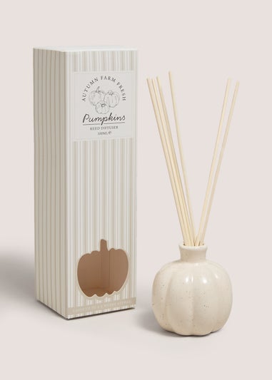 Cream Speck Pumpkin Shape Diffuser
