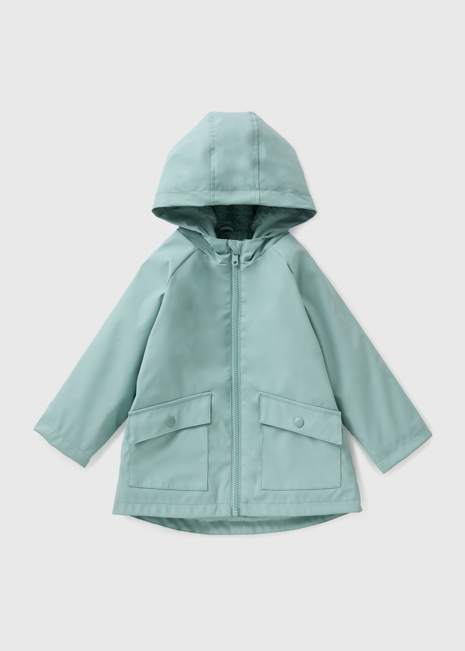 Girls Sage Matt Mac Coat (1-7yrs)