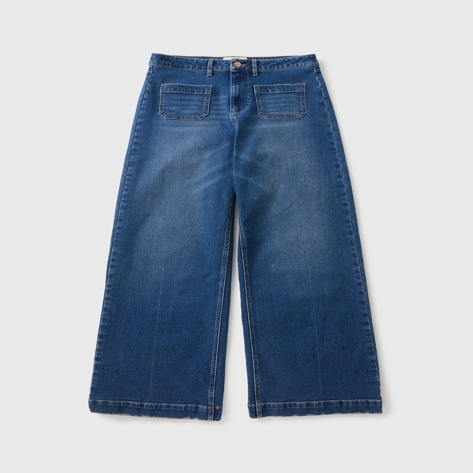 Dark Wash Pocket Front Jeans