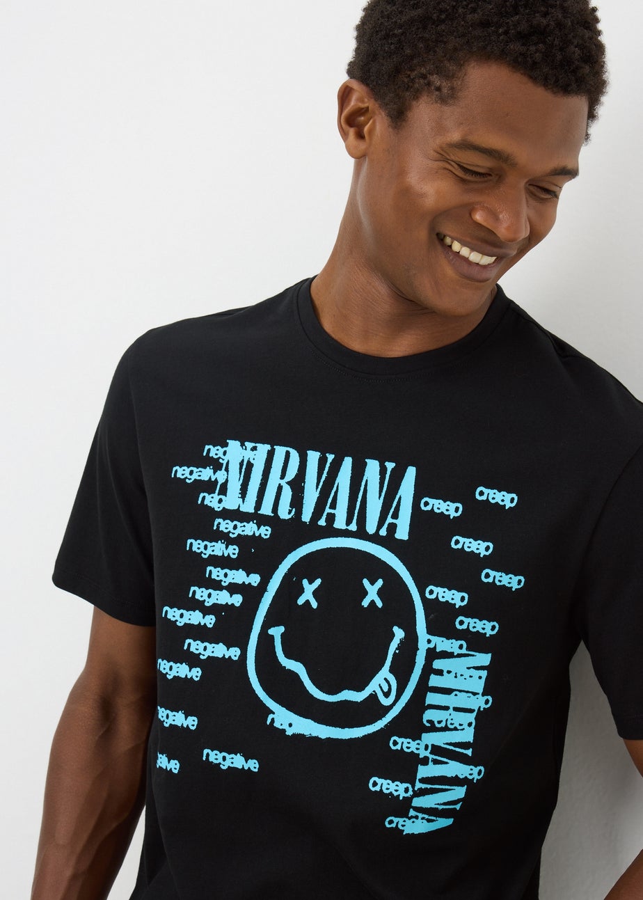 Nirvana Black Patch T-Shirt