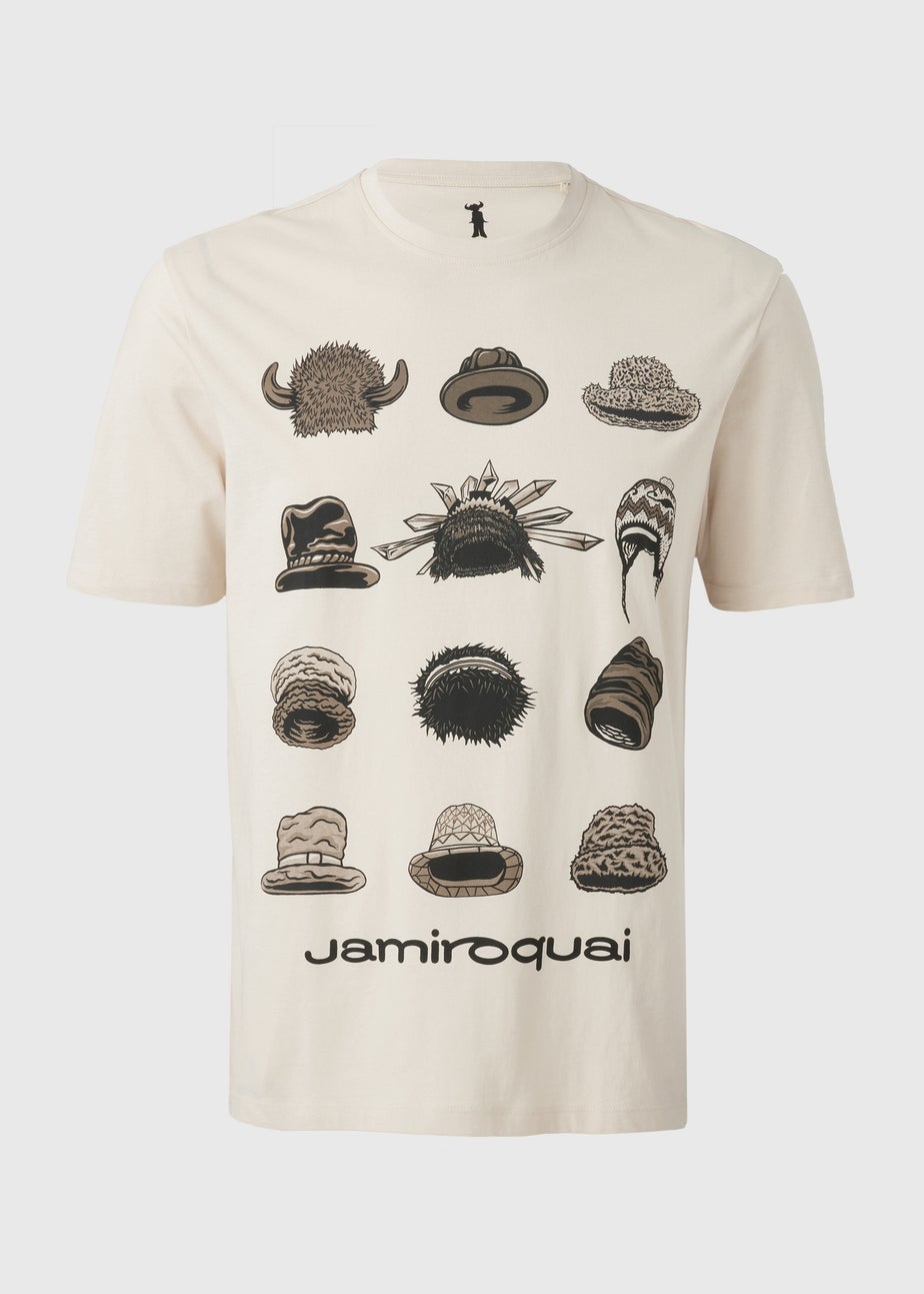 Ecru Jamiriquai Hats T-Shirt