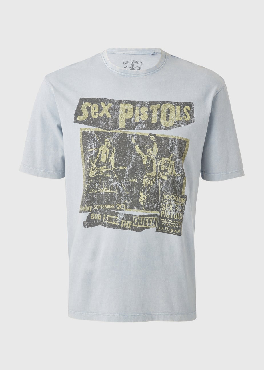 Sex Pistols Blue Washed T-Shirt