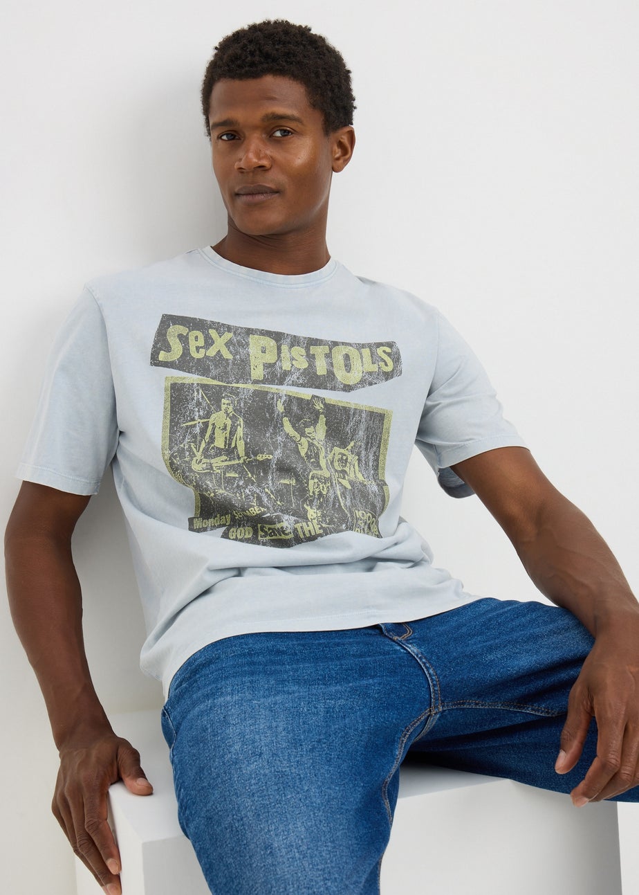 Sex Pistols Blue Washed T-Shirt