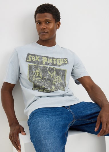 Sex Pistols Blue Washed T-Shirt