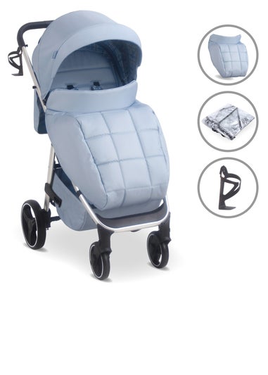 My Babiie Blue Plaid Dani Dyer Pushchair