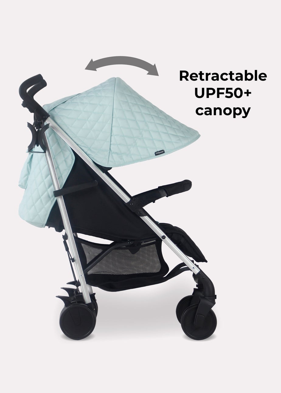 My Babiie Aqua Billie Faiers Quilted Lightweight Stroller