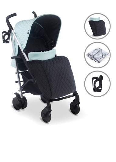 My Babiie Aqua Billie Faiers Quilted Lightweight Stroller