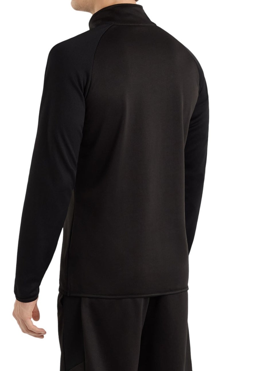 Umbro Black Sportswear Quarter Zip Sweatshirt