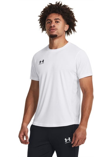 Under Armour White/Black Challenger Training T-Shirt
