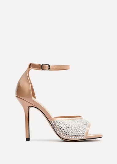 Linzi Erica Sand Patent Stiletto Heel