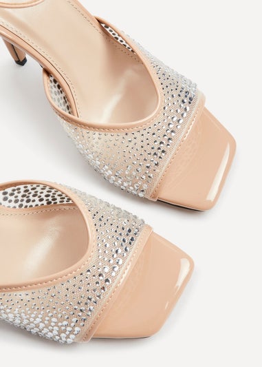 Linzi Erica Sand Patent Stiletto Heel